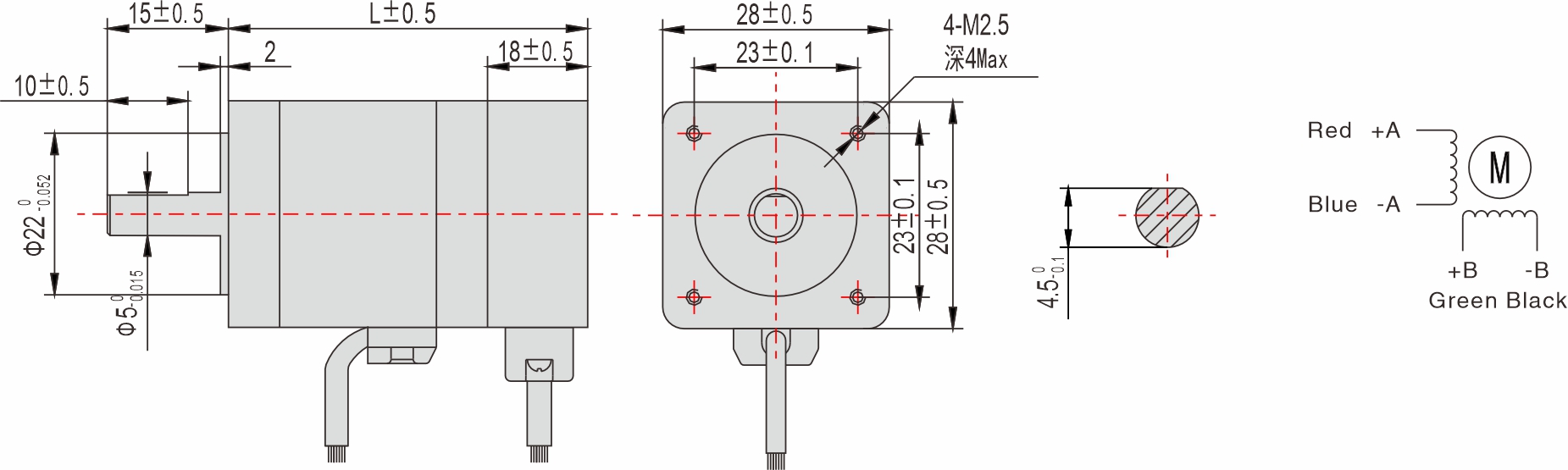 28mm closed-loop stepping motor