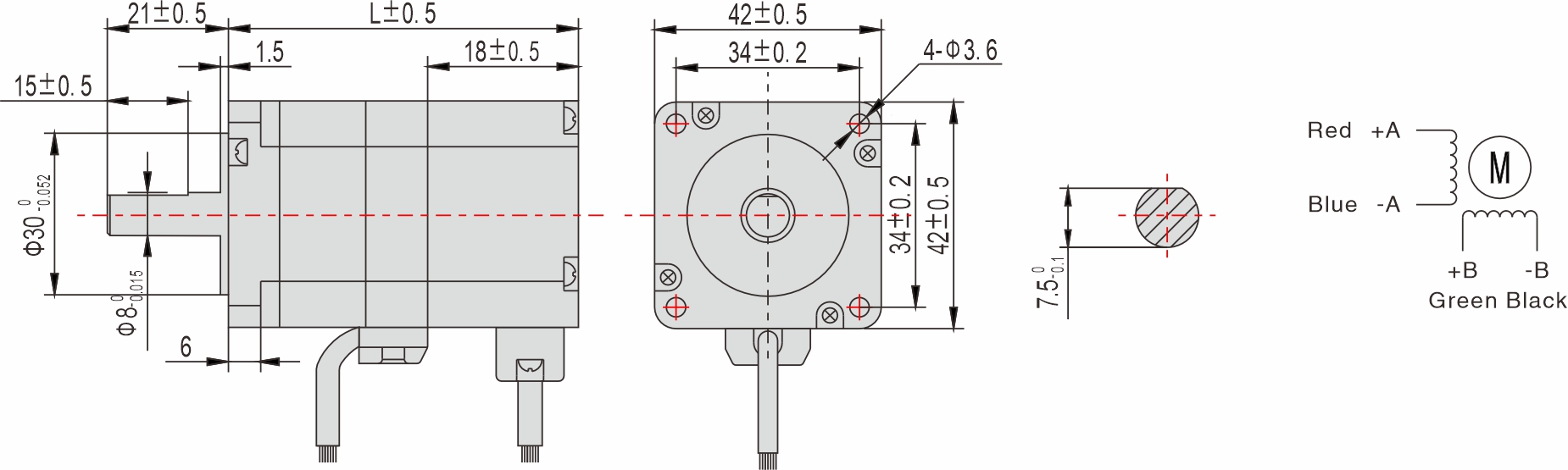 42mm closed-loop stepping motor