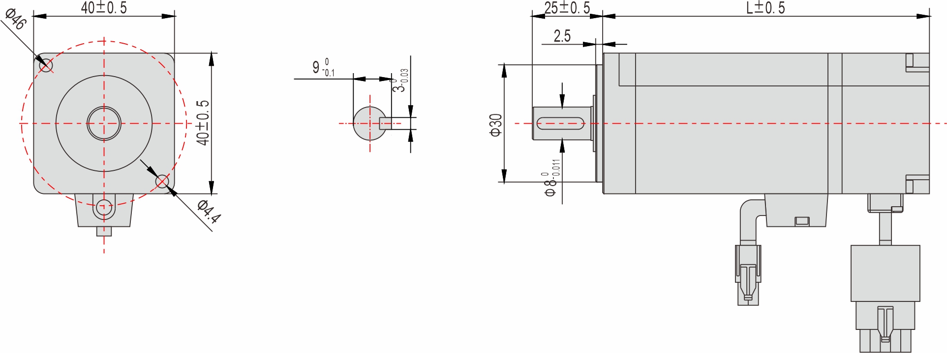 40mm AC Servo Motor