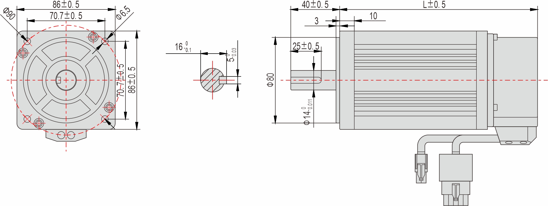 86mm AC Servo Motor