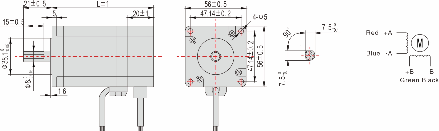 42mm closed-loop stepping motor